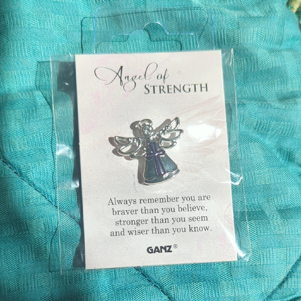 Ganz Angel Of Strength Pin